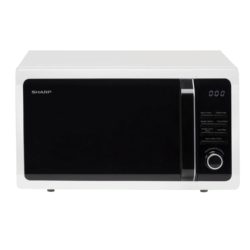 Sharp R764WM 900w 25L Microwave Oven with Grill - White